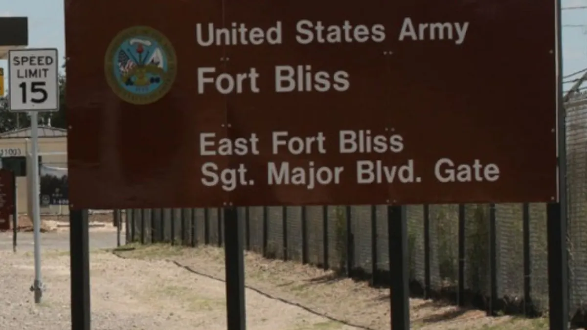 Muere soldado tras accidente en Fort Bliss