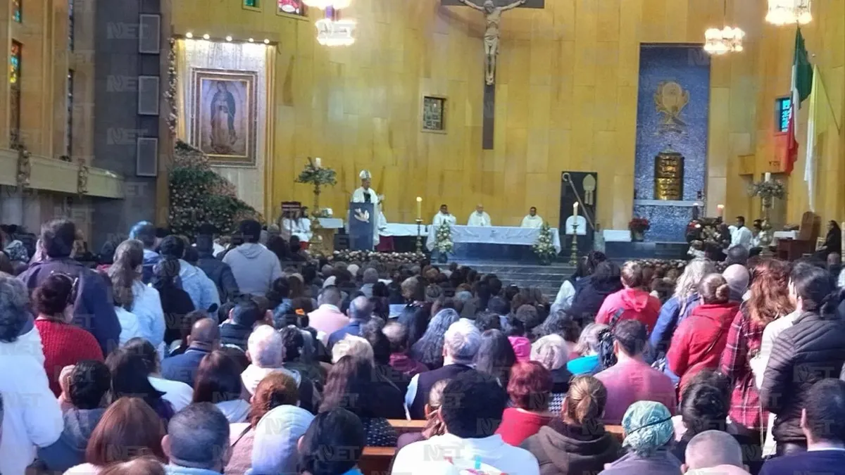 Celebran misa solemne en honor a la Guadalupana