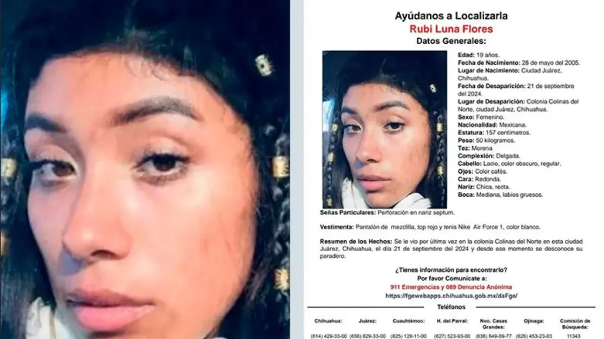 Piden ayuda para localizar a Fanny Liliana