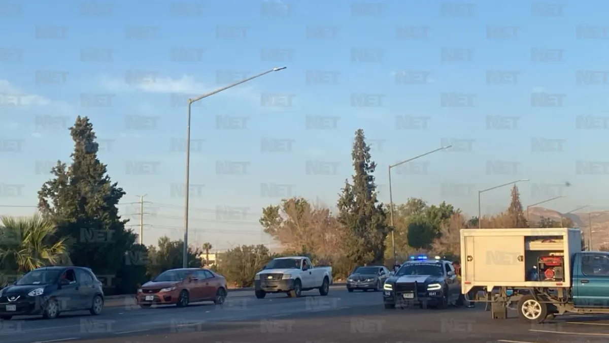 Así las filas para cruzar a El Paso