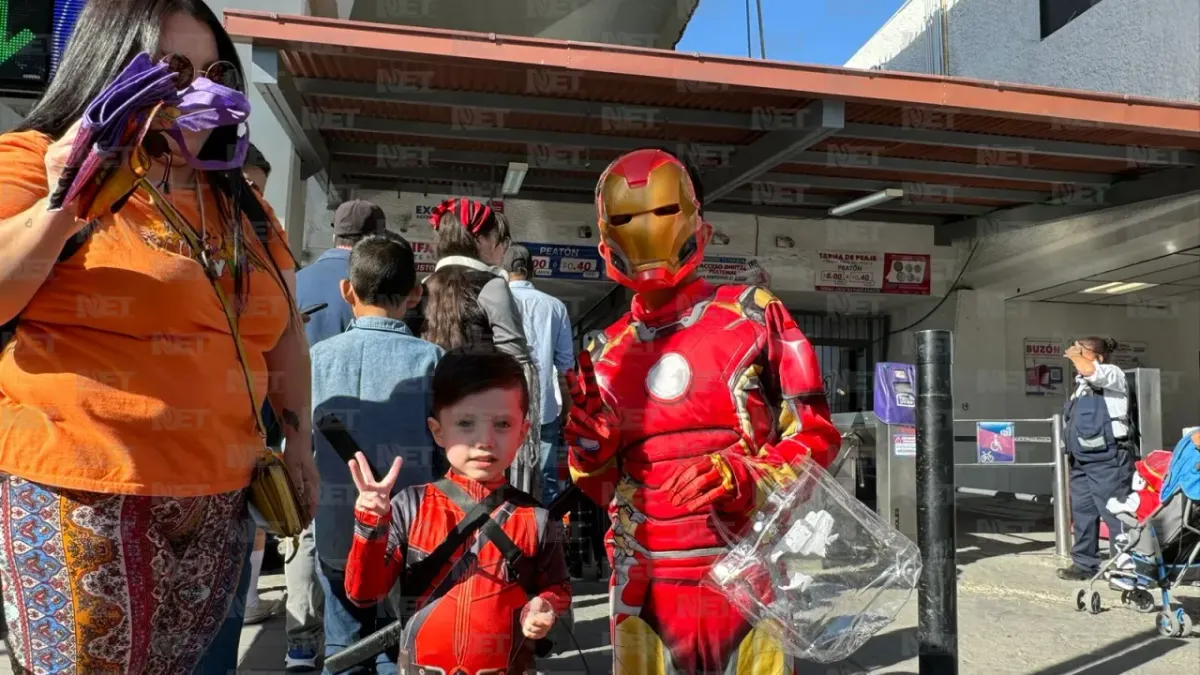 Halloween: Juarenses cruzan a El Paso para pedir dulces