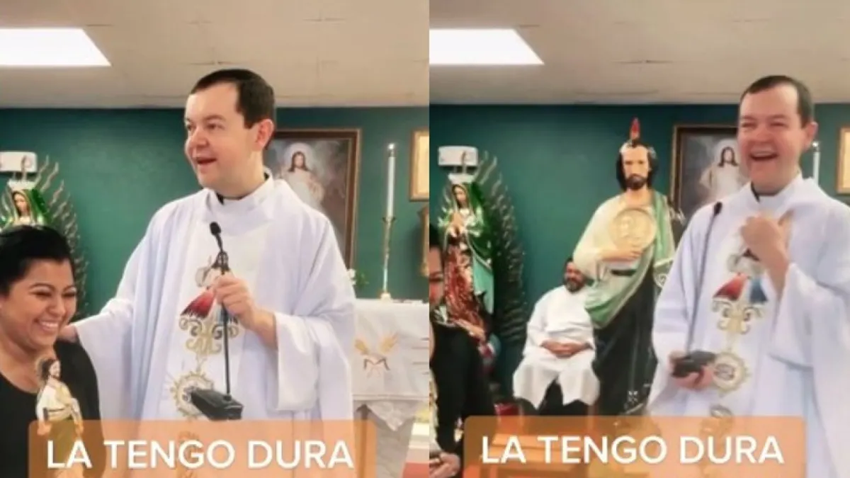 'La tengo dura mi vida', sacerdote polaco confunde frase y se vuelve viral