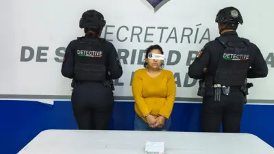 Rastrea Centinela auto sospechoso y termina con una detenida por fentanilo