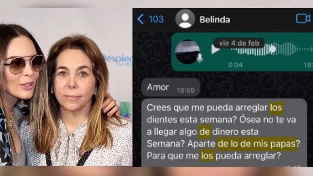 Critican a mamá de Belinda por usar ropa de lujo mientras su hija pide dinero