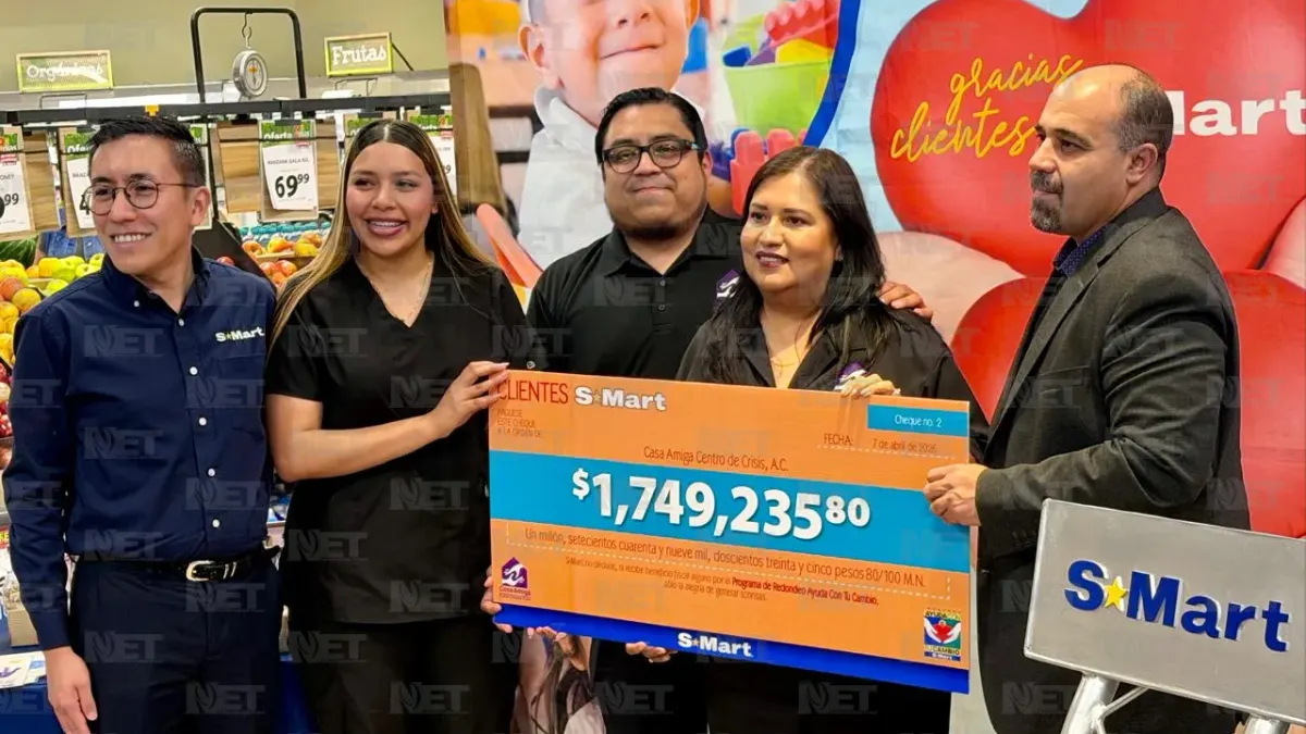Recauda S-Mart 3.49 millones para apoyar causas sociales en Juárez
