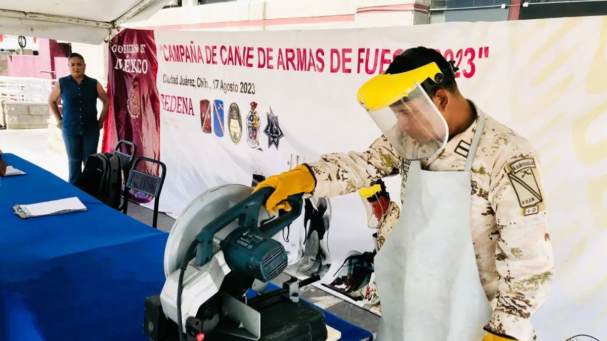 Anuncian nueva jornada de canje de armas en Juárez