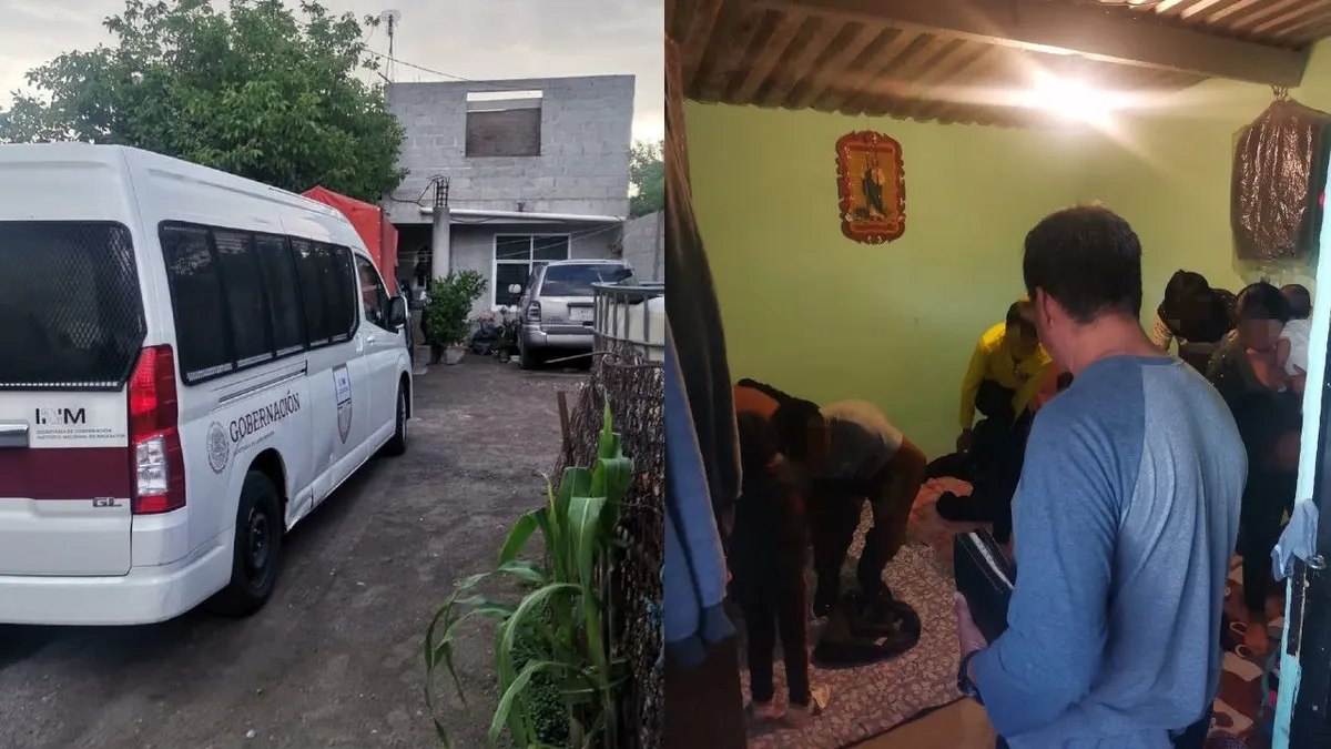 Interceptan a 12 migrantes en un vivienda de Puebla