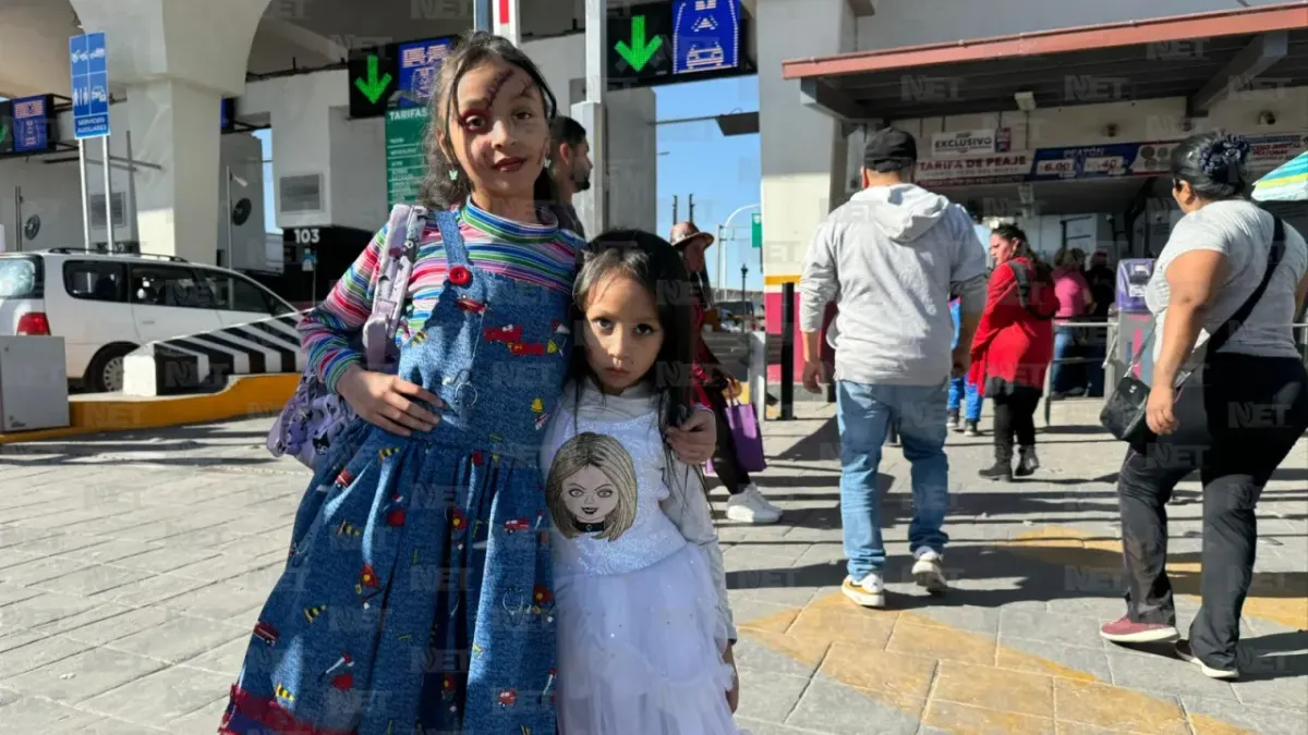 Halloween: Juarenses cruzan a El Paso para pedir dulces