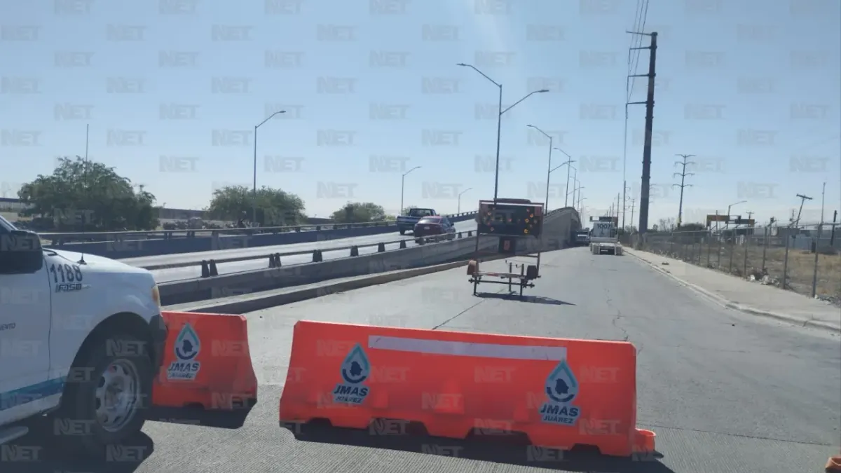 Reparan hundimiento junto al puente Versalles